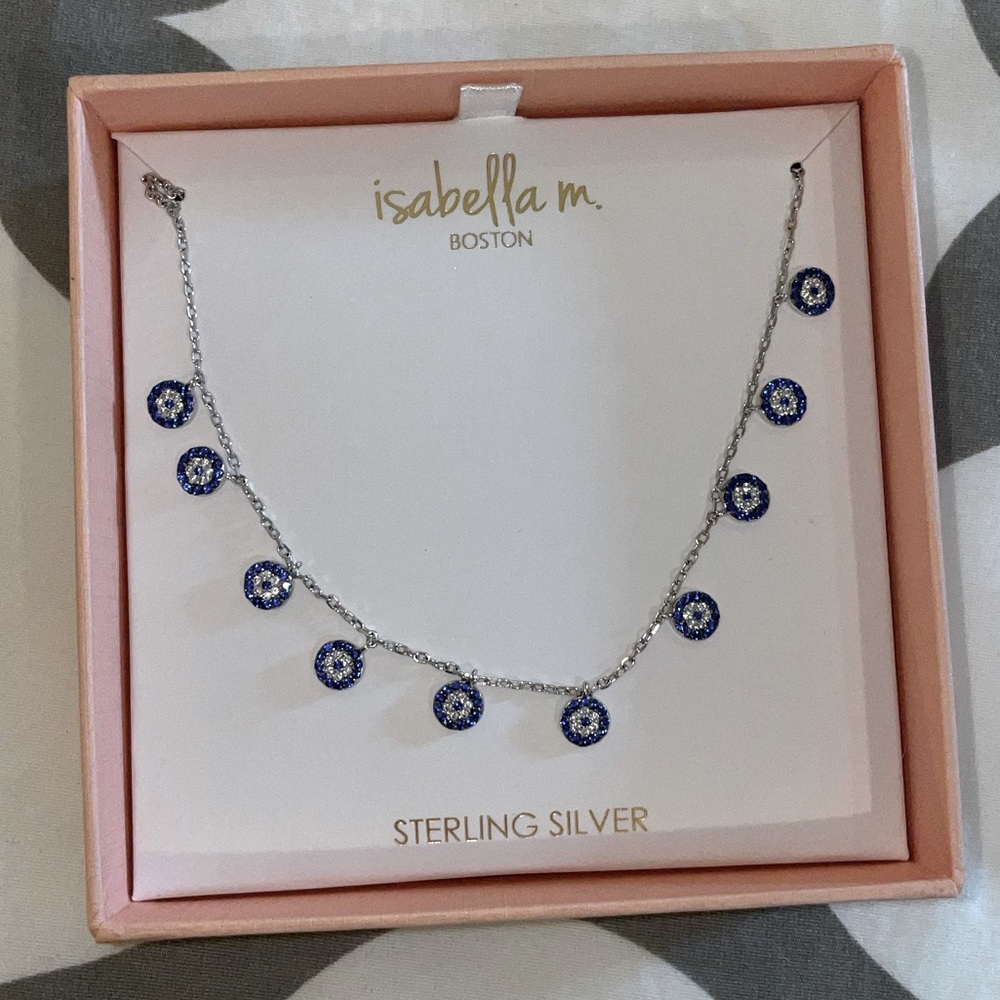 NWT | Isabella M Boston Necklace - Sterling Silver